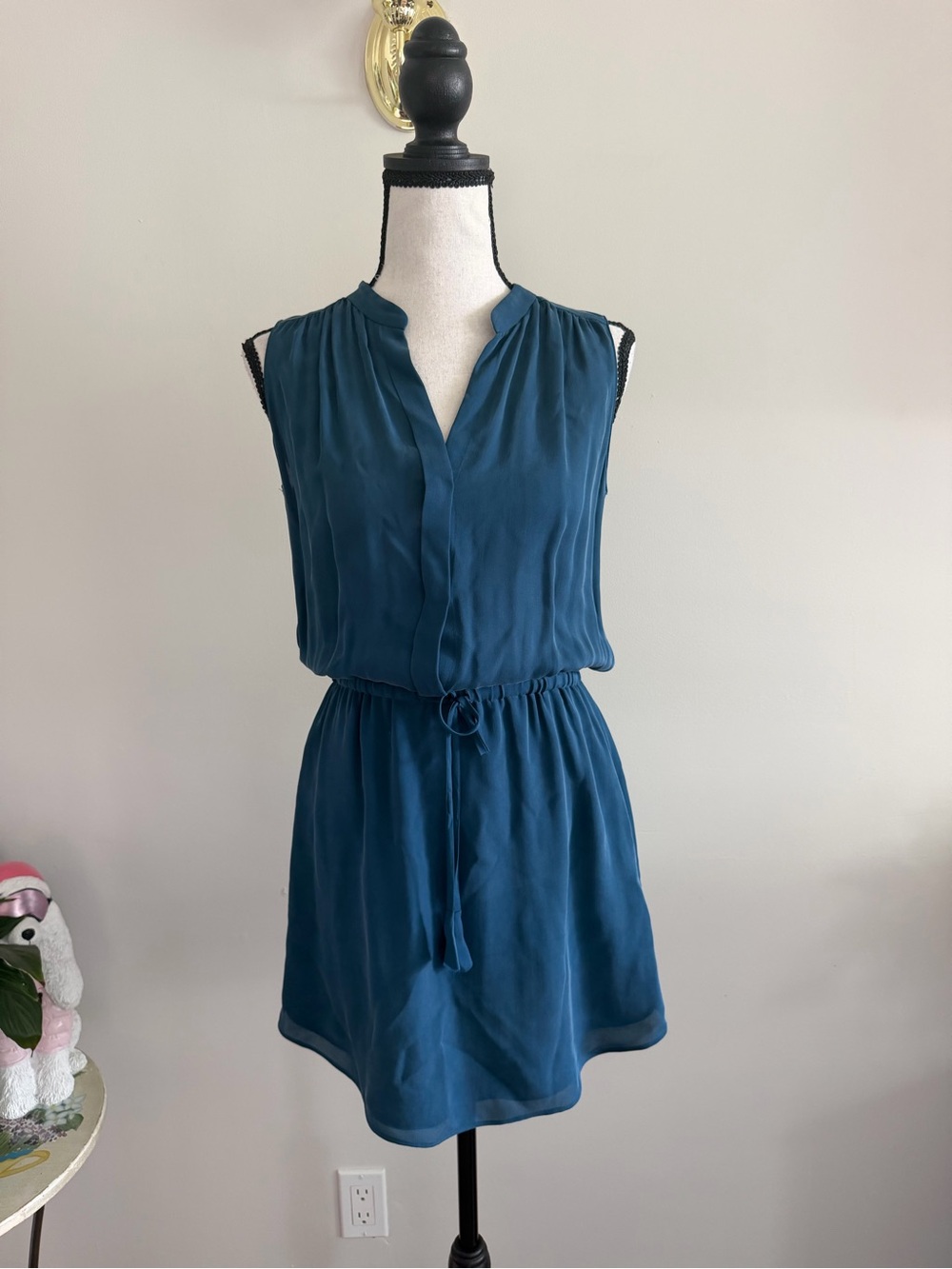 Babaton Silk Navy Dress